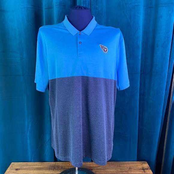 Nike Other - Nike NFL ON Field Tennessee Titans Dri Fit Polo Shirt Blue
